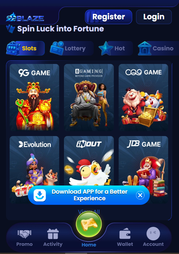 92Blaze Game Slots