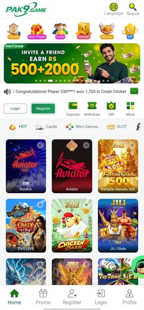 Pak9 Game Slots
